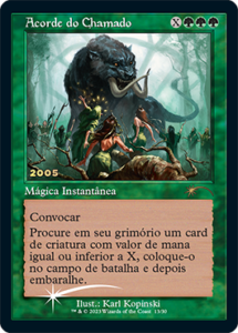 Card de Magic em português, Acorde do Chamado