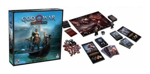 Caixa do jogo God of War: Card Game