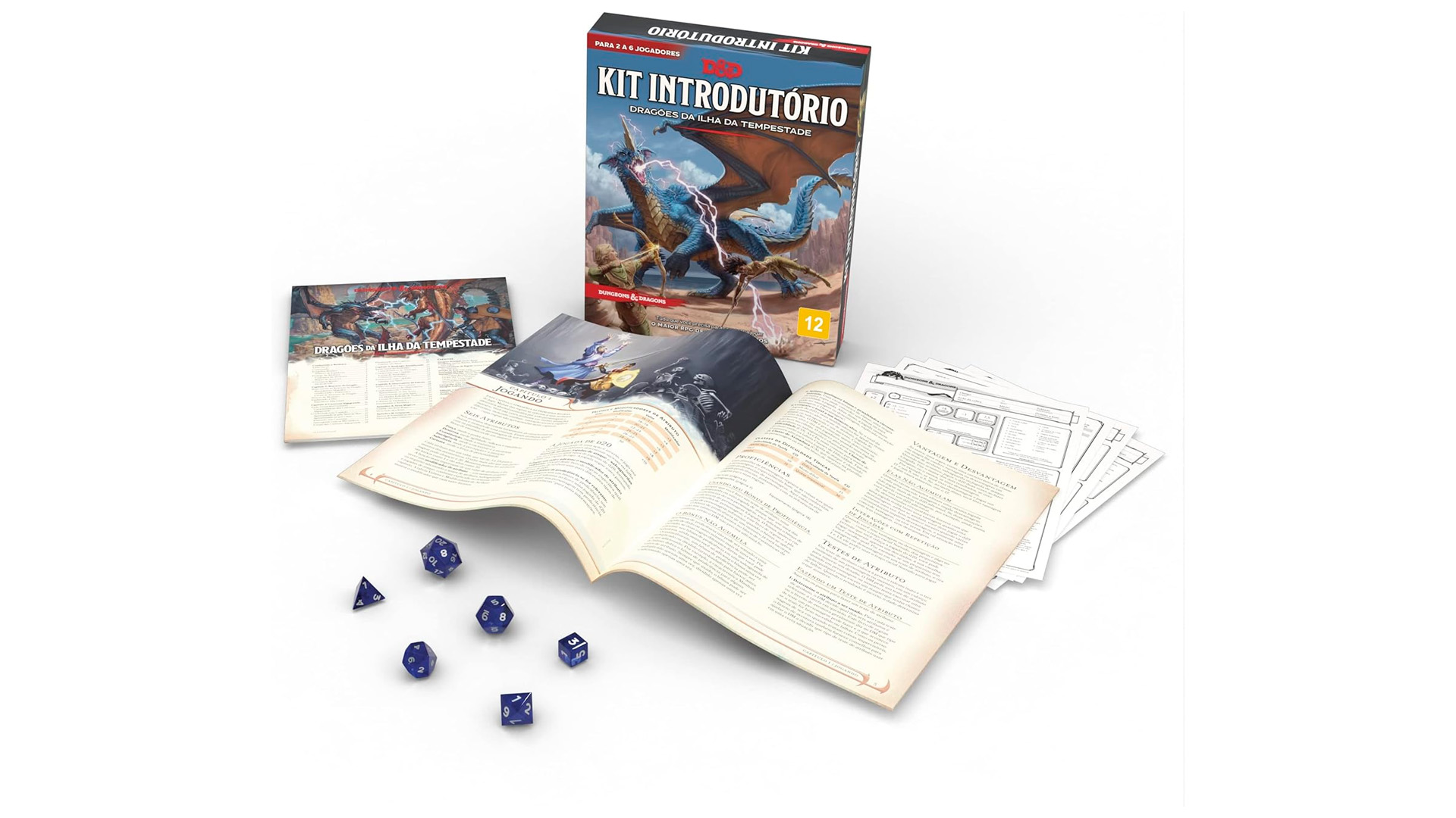 Dungeons & Dragons (5E): Kit Introdutório: Dragões da Ilha da Tempestade