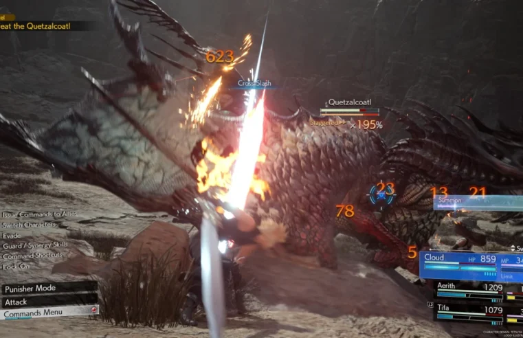 Final Fantasy 7 Rebirth – Estratégias para Derrotar Quetzalcoatl
