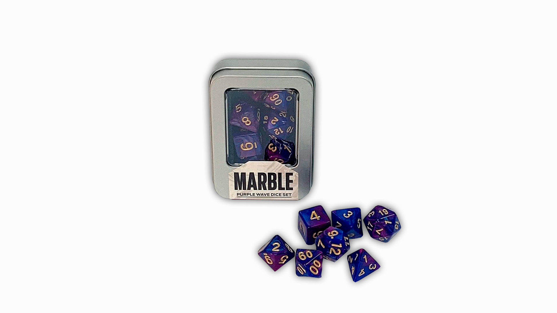 Kit de Dados: Marble – Purple Wave: Review Completo