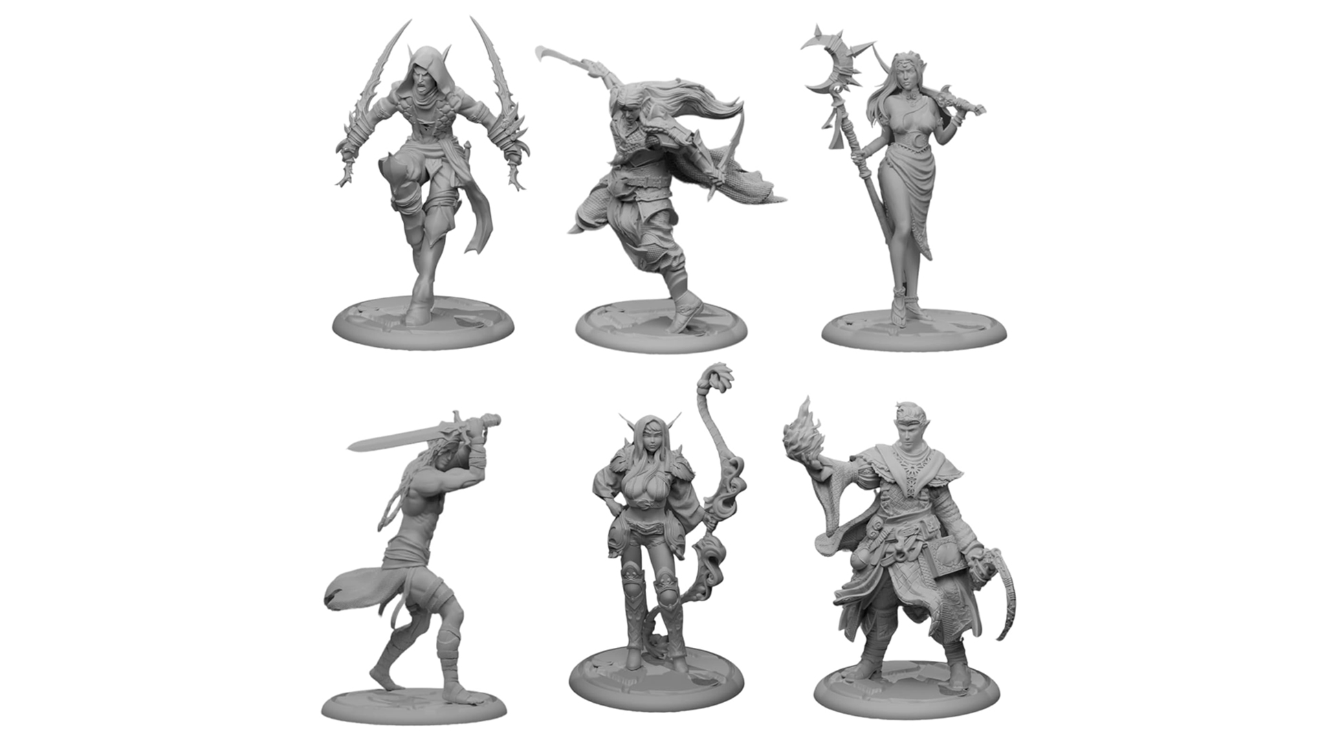 Miniaturas RPG Elfos para Dungeons & Dragons (Review)